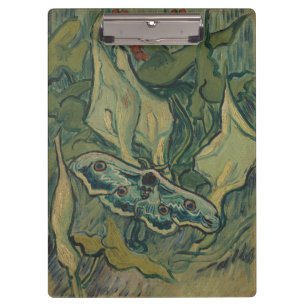 Van Gogh Giant Peacock Moth Vintage Nature ArtVan Clipboard