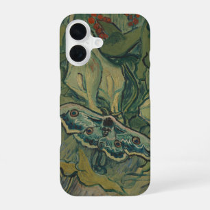 Van Gogh Giant Peacock Moth Vintage Nature ArtVan iPhone 16 Case