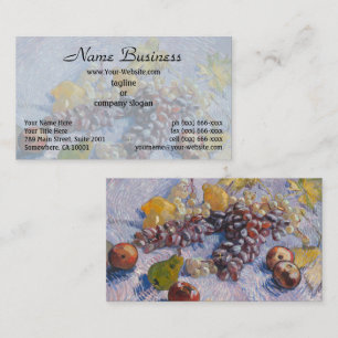 Van Gogh Grapes and Apples Still Life Art Print Business Card