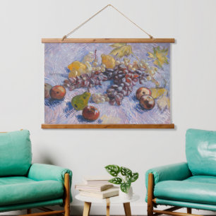 Van Gogh Grapes and Apples Still Life Art Print Hanging Tapestry