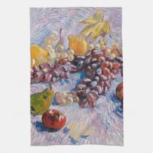 Van Gogh - Grapes, Lemons, Pears, and Apples, Kitc Tea Towel