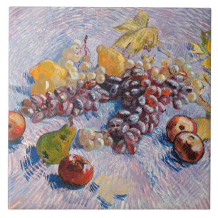 Van Gogh - Grapes, Lemons, Pears, and Apples, Tile