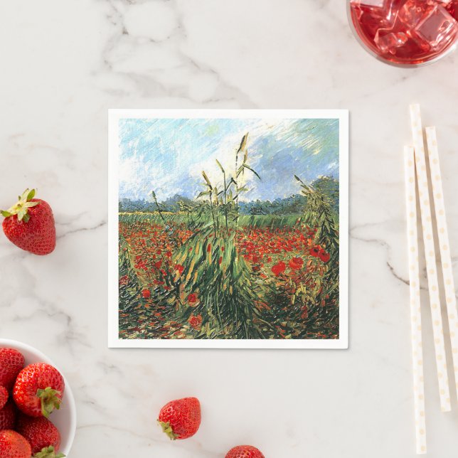 Van Gogh - Green Ears of Wheat Napkin (Insitu)