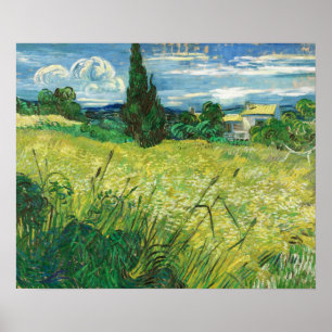 Van Gogh - Green Field Poster