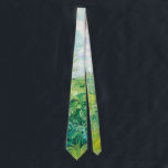 Van Gogh. Green Wheat Fields Auvers. Impressionism Tie<br><div class="desc">Van Gogh "Green Wheat Fields,  Auvers" neck tie.</div>