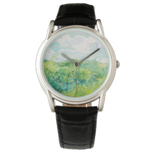 Van Gogh. Green Wheat Fields Auvers. Impressionism Watch