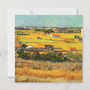 Van Gogh - Harvest at La Crau, landscape painting