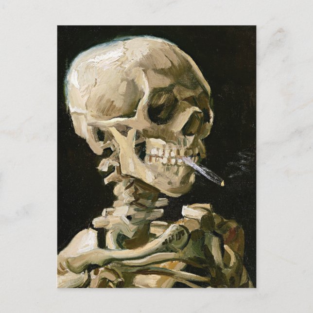 Van Gogh - Head of a Skeleton Postcard (Front)