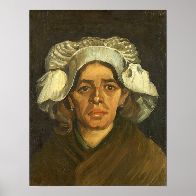 Van Gogh - Head Of A Woman Poster (Front)