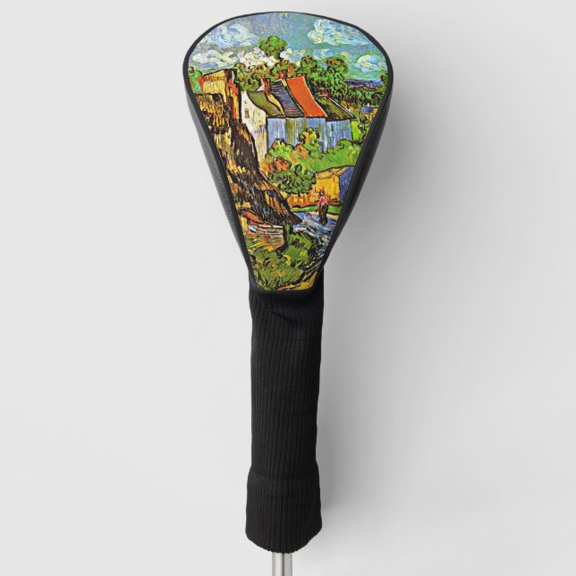 Van Gogh - Houses in Auvers Golf Head Cover (Front)