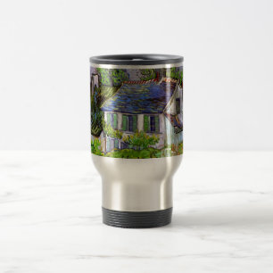 Van Gogh - Houses in Auvers Travel Mug