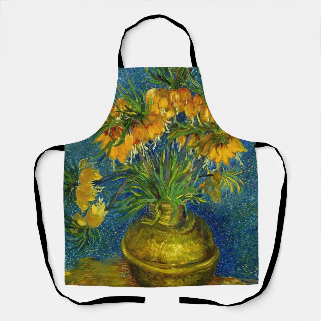Van Gogh Imperial Fritillaries  Apron (Front)