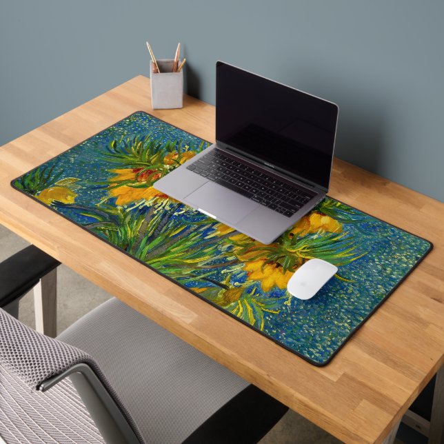 Van Gogh Imperial Fritillaries  Desk Mat (Office 2)