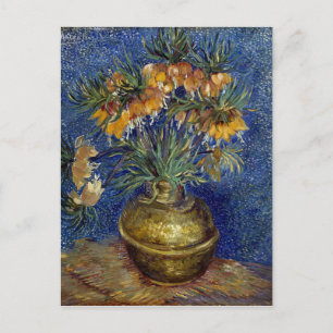 van Gogh Imperial Fritillaries in a Copper Vase Postcard