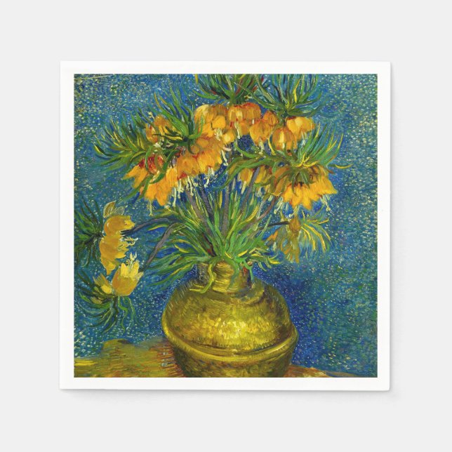 Van Gogh Imperial Fritillaries  Napkin (Front)