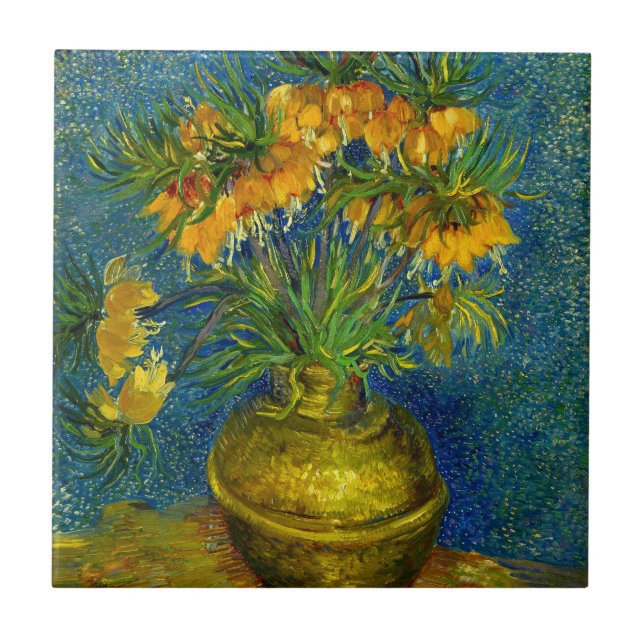 Van Gogh Imperial Fritillaries  Tile (Front)
