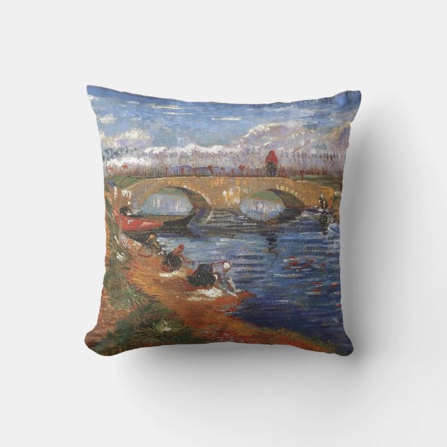 Van Gogh Impressionist Painter Vintage Art Cushion (Front)