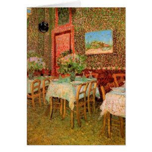 Van Gogh Interior of Restaurant, Vintage Fine Art
