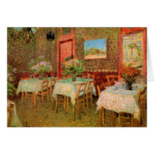Van Gogh Interior of Restaurant, Vintage Fine Art