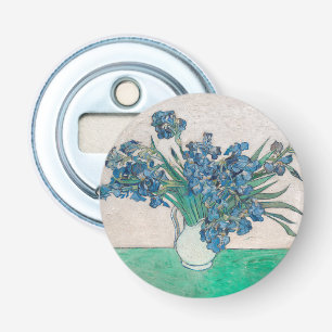 Van Gogh Iris Vase Painting Impressionism Bottle Opener