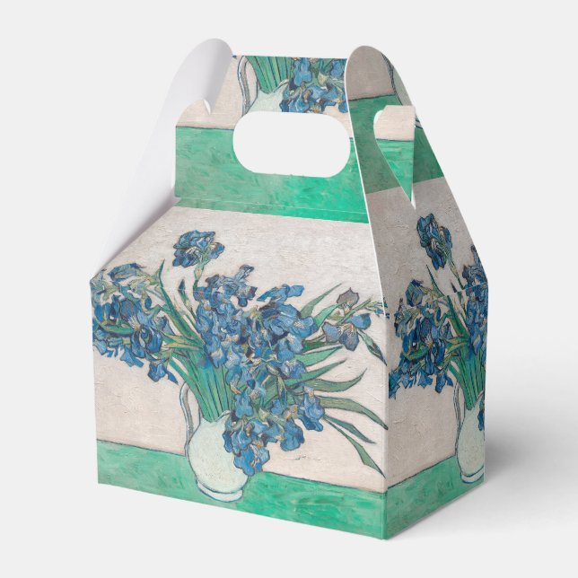 Van Gogh Iris Vase Painting Impressionism Favour Box (Front Side)