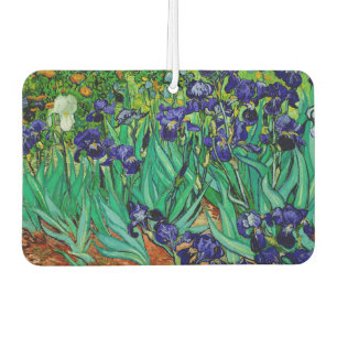 Van Gogh Irises at St. Remy,  Purple Car Air Freshener