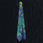 Van Gogh Irises. Blue floral vintage impressionism Tie<br><div class="desc">Van Gogh "Irises" neck tie. Blue floral impressionism art.</div>
