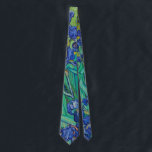 Van Gogh Irises. Blue floral vintage impressionism Tie<br><div class="desc">Van Gogh "Irises" neck tie. Blue floral impressionism art.</div>