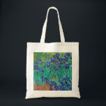 Van Gogh Irises. Blue floral vintage impressionism Tote Bag<br><div class="desc">Van Gogh "Irises" tote bag. Blue floral impressionism art.</div>