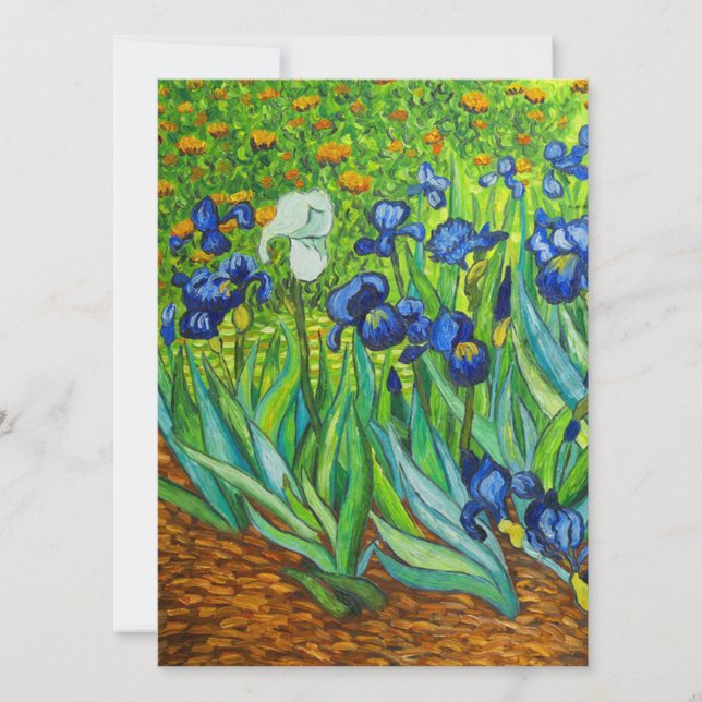 Van Gogh Irises Card (Front)