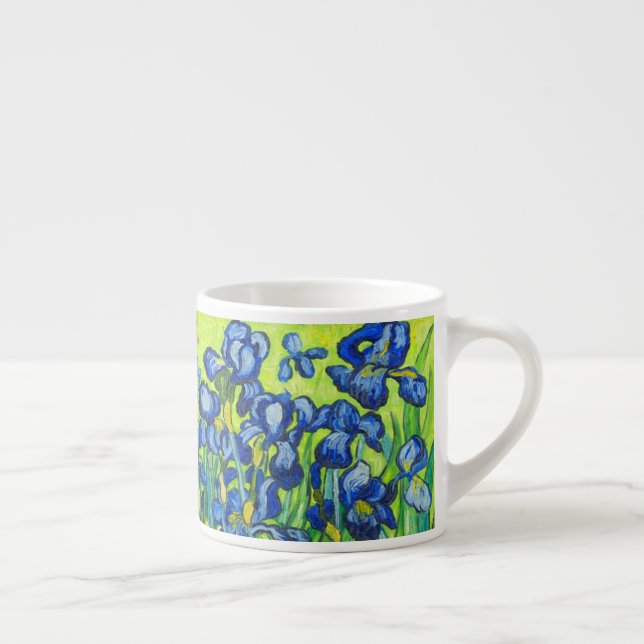 Van Gogh Irises Espresso Cup (Right)