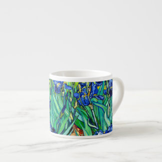 Van Gogh Irises (F608) Vintage Fine Art Espresso Cup