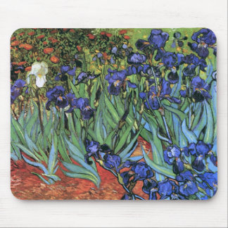 Van Gogh Irises (F608) Vintage Fine Art Mouse Mat