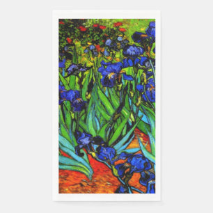 Van Gogh - Irises, famous painting, Napkin