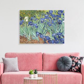 Van Gogh Irises Fine Art Painting  Canvas Print