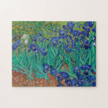Van Gogh Irises Floral Painting