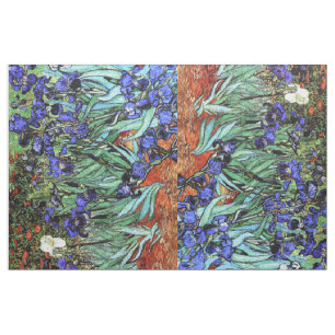 Van Gogh Irises Flowers Floral Fabric