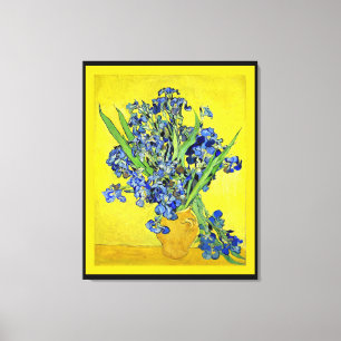 Van Gogh - Irises framed Canvas Print