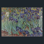 Van Gogh Irises Impressionist Painting Cutting Board<br><div class="desc">Vincent Van Gogh Irises at Saint Remy - Irises by Vincent Van Gogh is a wonderful impressionistic painting by one of the master impressionism artists of all time. The iris garden is swirling with colour and emotion, as the purple irises flow up from their blue green stems and leaves. There...</div>