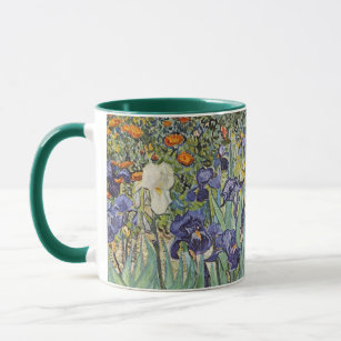 Van Gogh Irises Impressionist Painting Mug