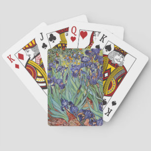 Van Gogh Irises Impressionist Painting Playing Cards