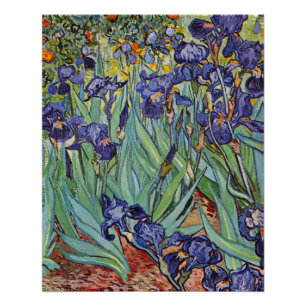 Van Gogh Irises Impressionist Painting Poster