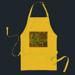 Van Gogh Irises Impressionist Painting Standard Apron<br><div class="desc">Vincent Van Gogh Irises at Saint Remy - Irises by Vincent Van Gogh is a wonderful impressionistic painting by one of the master impressionism artists of all time. The iris garden is swirling with colour and emotion, as the purple irises flow up from their blue green stems and leaves. There...</div>