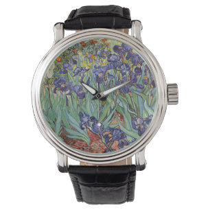 Van Gogh Irises Impressionist Painting Watch