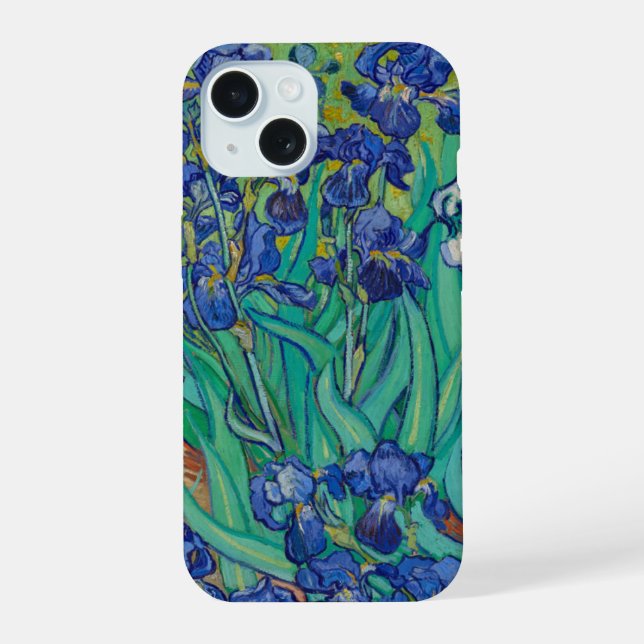Van Gogh Irises iPhone 15 Case (Back)