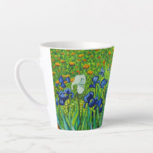 Van Gogh Irises Latte Mug
