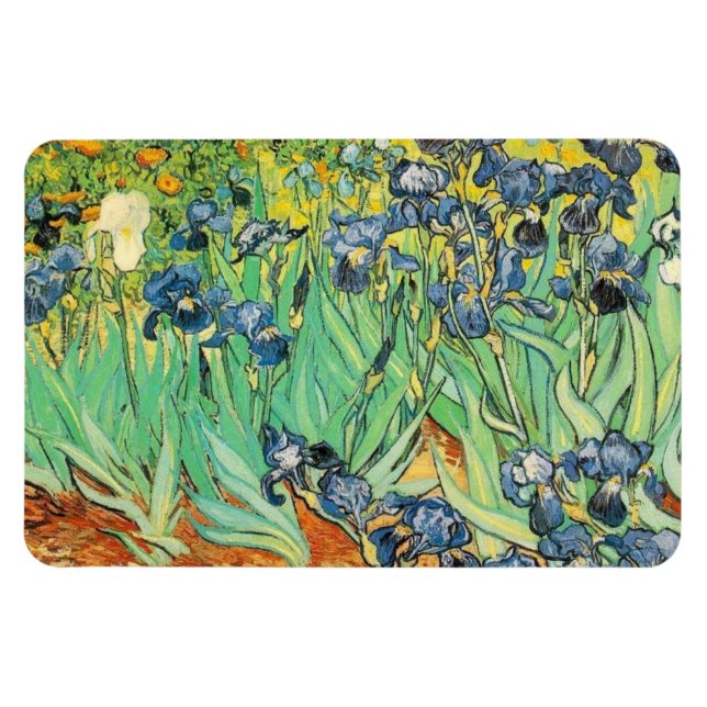 Van Gogh Irises Magnet (Horizontal)