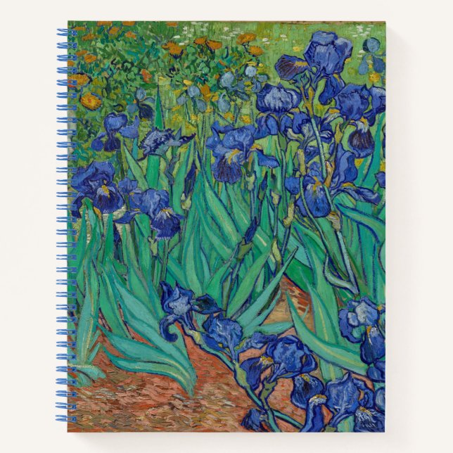 Van Gogh Irises Notebook (Front)