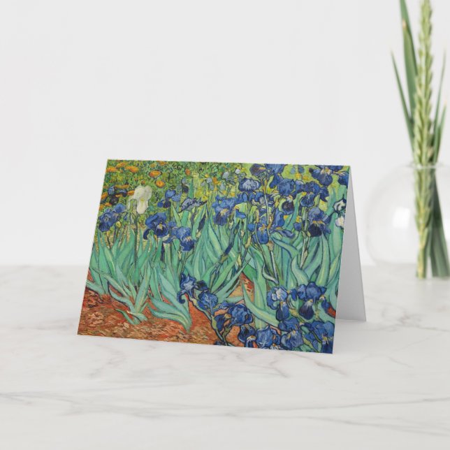 Van Gogh Irises , Notecard (Front)