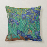 Van Gogh Irises Pillow<br><div class="desc">Van Gogh Irises Pillow
Functional art from our favourite artist. Beautiful pillow for your bedroom or couch. 
Irises by Van Gogh 1889
Design on both sides.</div>